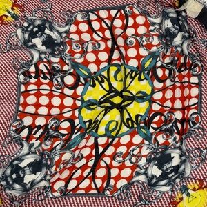 Christian Louboutin Scarf 51 inches by 51 inches